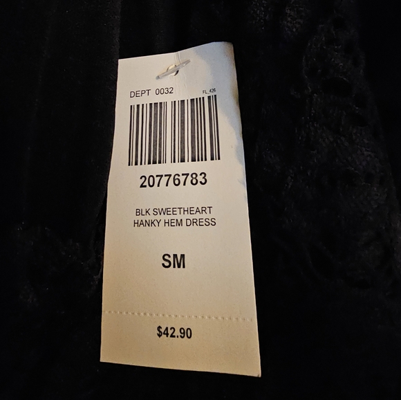 Cosmic Aura Black Lace Sweetheart Dress Small - Picture 4 of 4